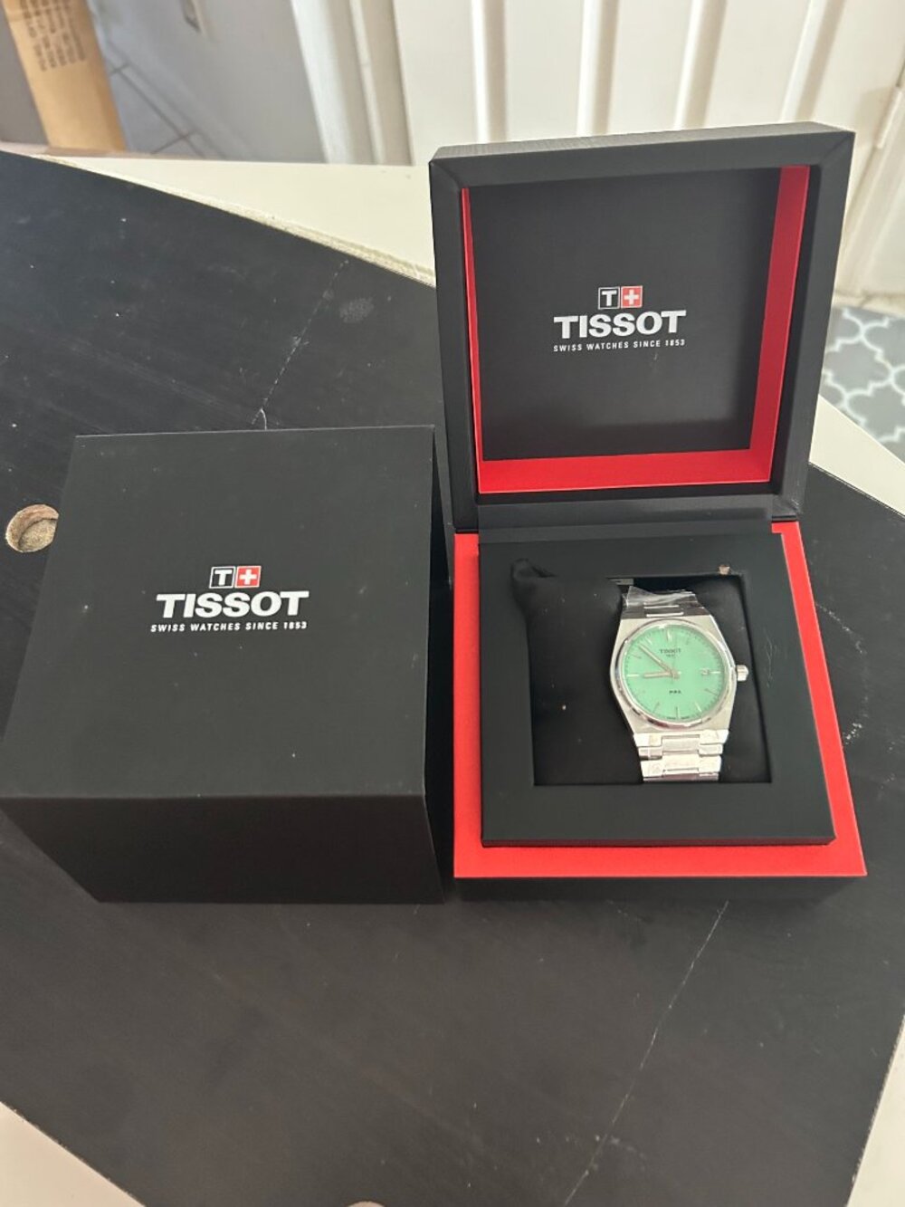 Tissot PRX 40mm Green Dial stainless steel Men's Quartz Watch T137.410.11.091.01